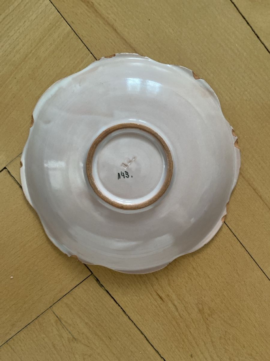 Piatti: Vintage Keramik Schale mit Blumenmuster – Usato da Zürich venduto da patrick8008 1