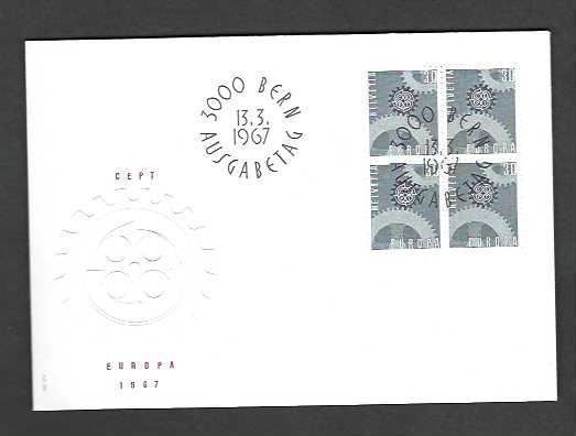 Tutti i francobolli: CH FDC Viererblock 67 – Usato da Koblenz venduto da Markenhimmel