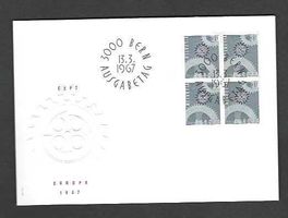 CH FDC Viererblock 67