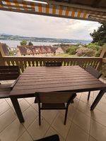 Gartentisch & 4 Stühle für Balkon oder Garten