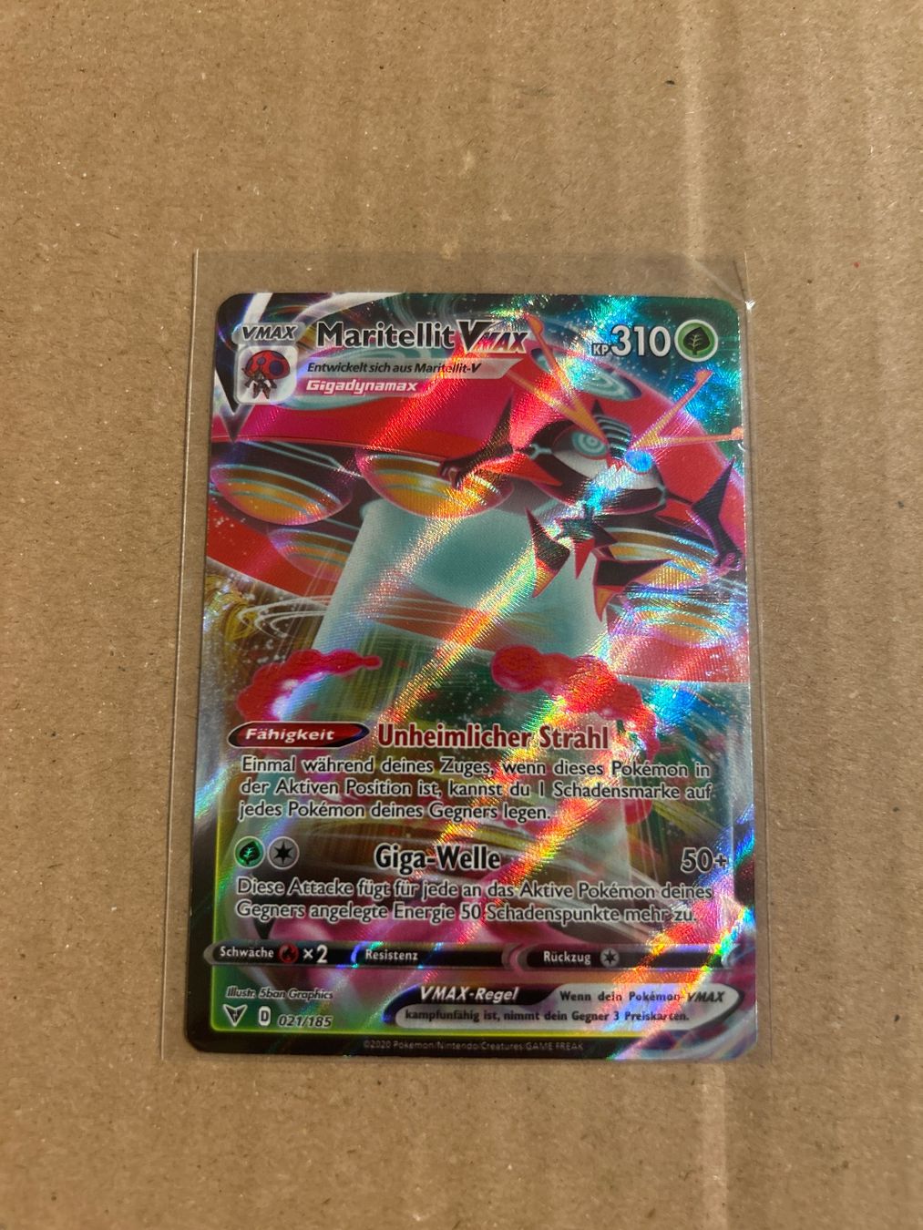 Pokémon Sammelbilder & Trading cards: Maritellit Vmax (021/185) – Neu (gemäss Beschreibung) aus Zürich von car_rbg5