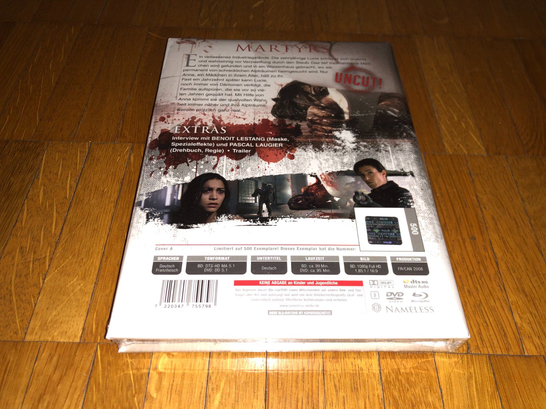 Tutti i DVDs: Martyrs - MEDIABOOK - A - WATTIERT - UNCUT – Nuovo e nell'imballaggio originale da Basel venduto da havsok 1