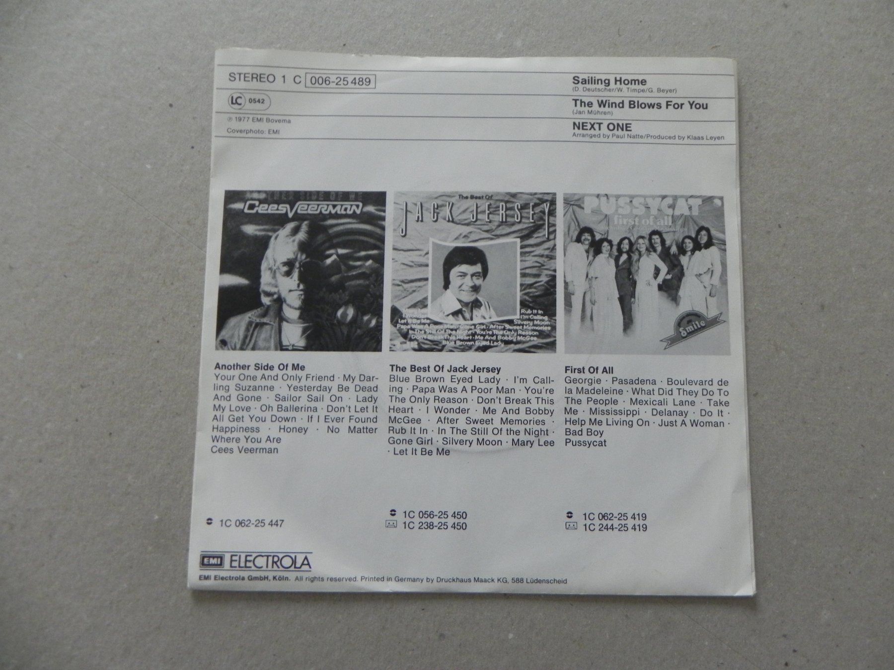 Schallplatten: Single 7 " Band Next one 1977 Sailing Home – Gebraucht aus Siebnen von krimsie 1