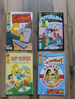 Simpsons Comics / Futurama Comics Konvolut 4 Stk