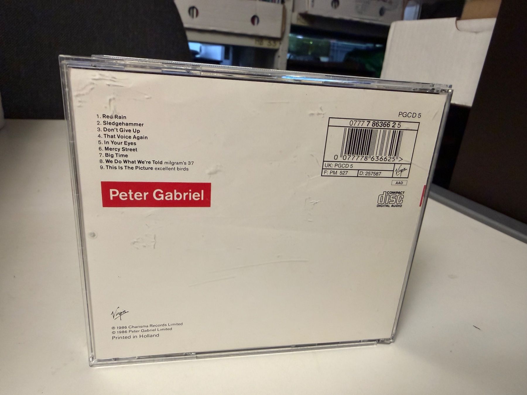CDs: Peter Gabriel - SO - SRA05A – Gebraucht aus Küsnacht ZH von pdproject 1
