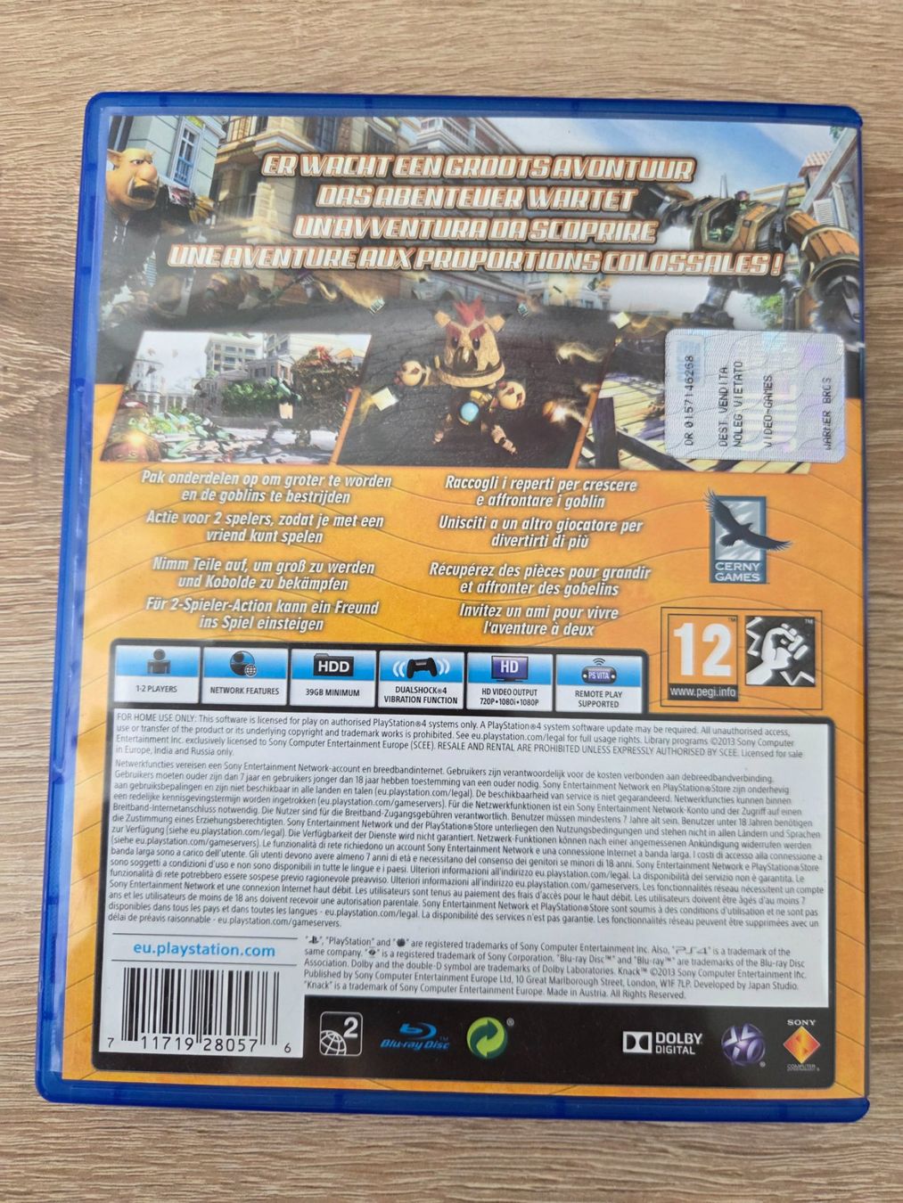Giochi: Knack (Multilanguage) - PS4 – Usato da Carouge GE venduto da Gasco 1
