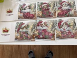 Diamond Paiting Karten Weihnachten