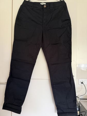 H&M Chino Hose, Schwarz, Gr. 38, neu