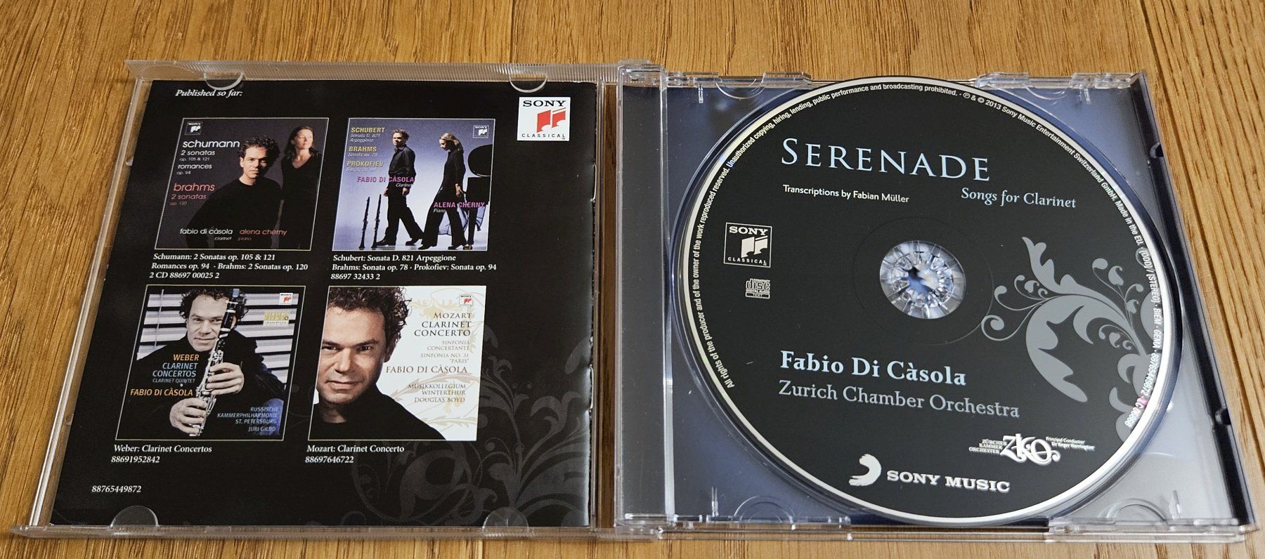 CD: CD Fabio Di Càsola: Serenade – Usato da Schaffhausen venduto da asyouwestley 2