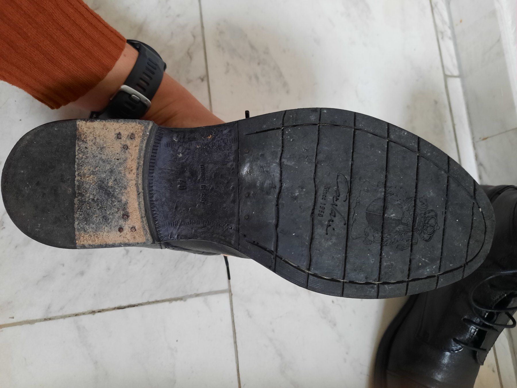 Scarpe da uomo: Corvari Italy Leder Schuh/Stiefel  Gr.40 – Usato da Bolligen venduto da Jelowi 3