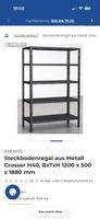 Schwerlastregal schwarz