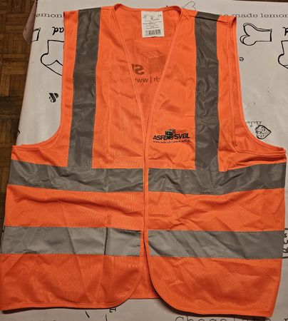 Gilet de sécurité orange taille L