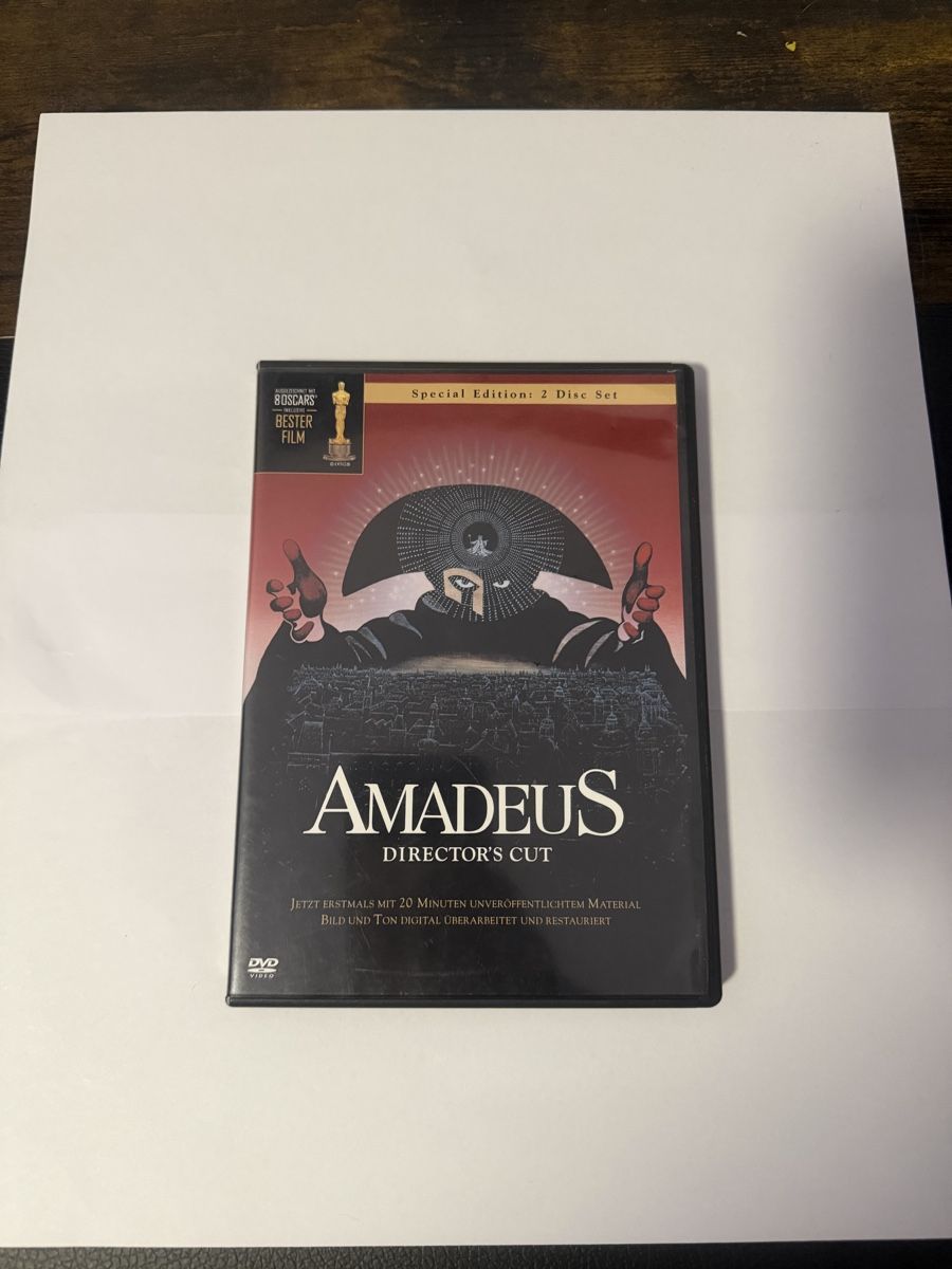 Tutti i DVDs: Amadeus Director's Cut DVD 2-Disc Set Special Edition – Usato da Lausen venduto da EisAmStiel94