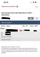 Startplatz Ultramarathon Zermatt 6.7.24, Wert Fr. 170.-