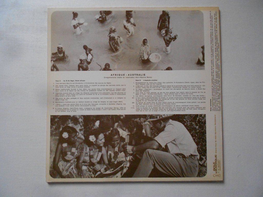 Dischi in vinile: AFRIQUE  -  AUSTRALIE  -  HENRI - MAURICE BERNEY – Usato da Bex venduto da Giorgiob 1
