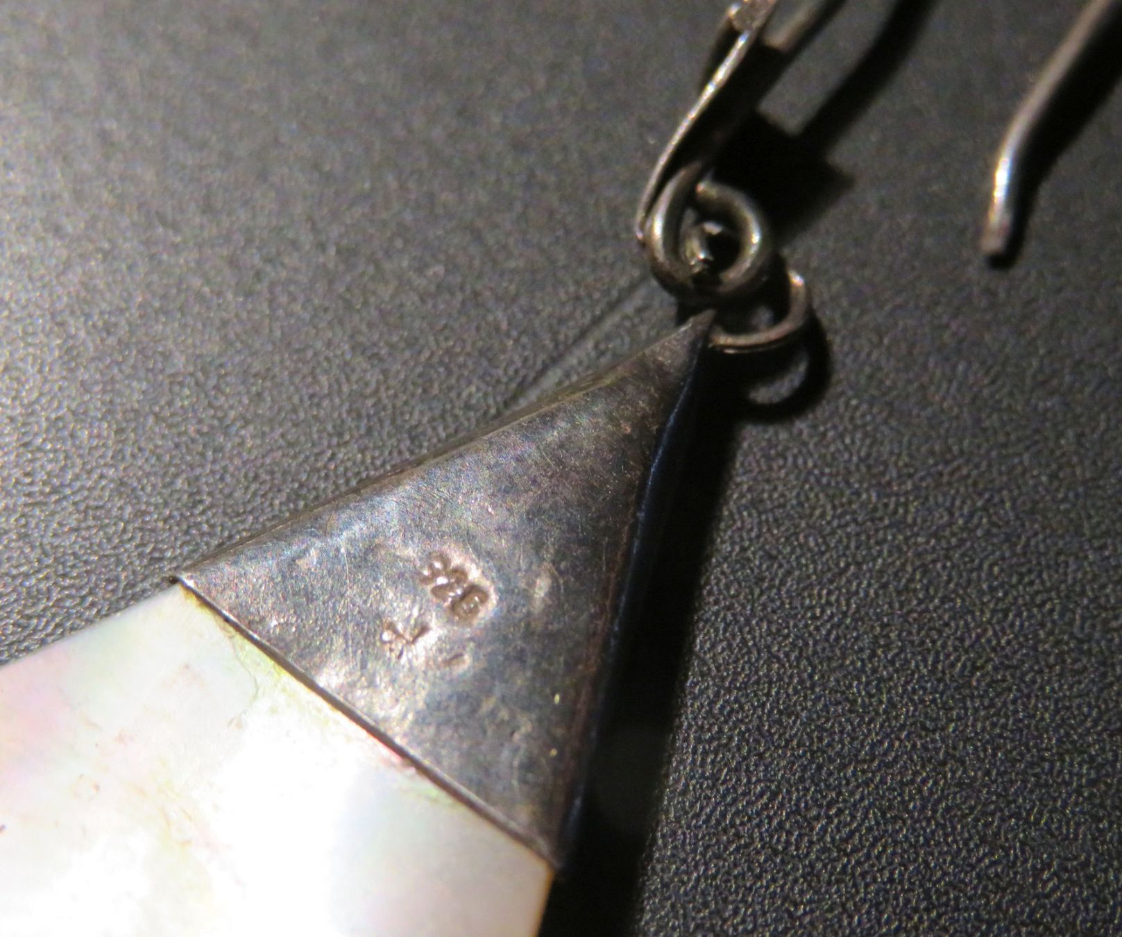 Boucles d'oreille: Ohranhänger Perlmutt, Silber 925 – D'occasion à Oberriet SG par Manick 3