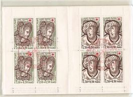 RED CROSS Booklet with RED Cancellation