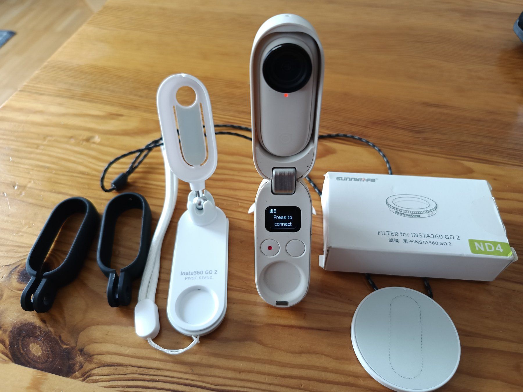 Insta360 Action Cam: Insta360 GO 2 mit ND4 Filter – Gebraucht aus Ipsach von neon1