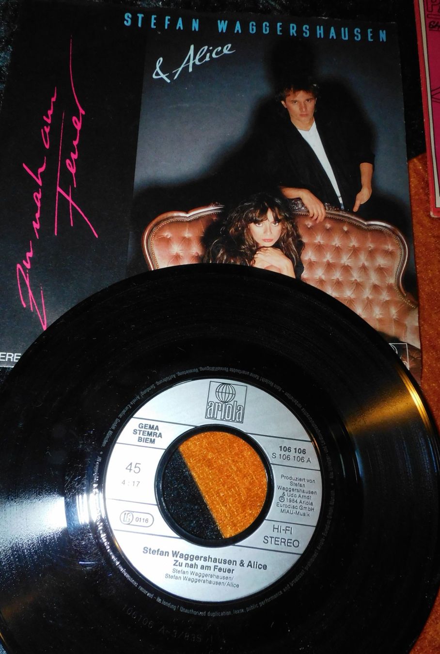 Dischi in vinile: LP Single 2 x Showaddy Waddy u Wagershausen Stefan – Usato da Sursee venduto da 76 5