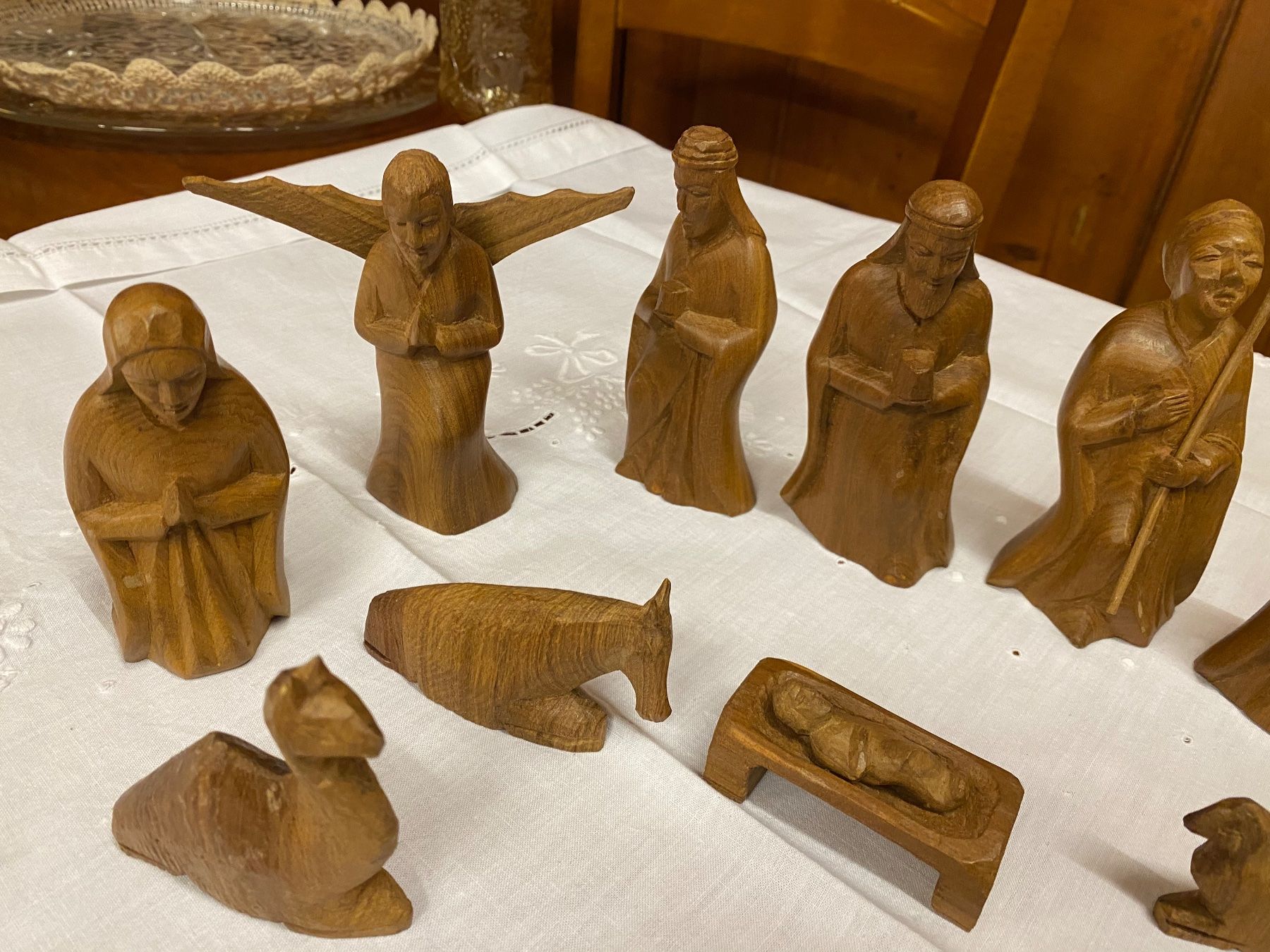 Tutte le decorazioni: 13 Krippenfiguren aus Holz - 12 cm hoch – Usato da Gränichen venduto da onkel_xxl 5
