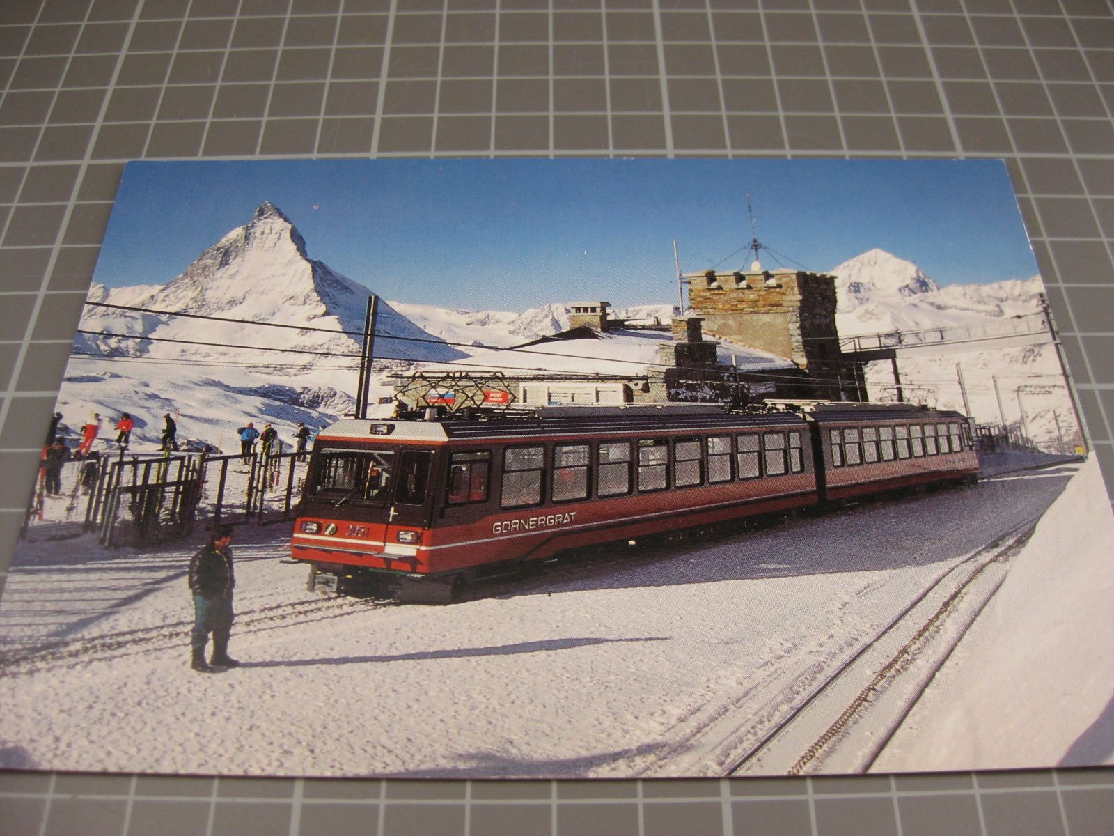 Cartoline postali: AK Gornergrat mit Zug und Matterhorn – Nuovo (secondo la descrizione) da Malters venduto da Marosko