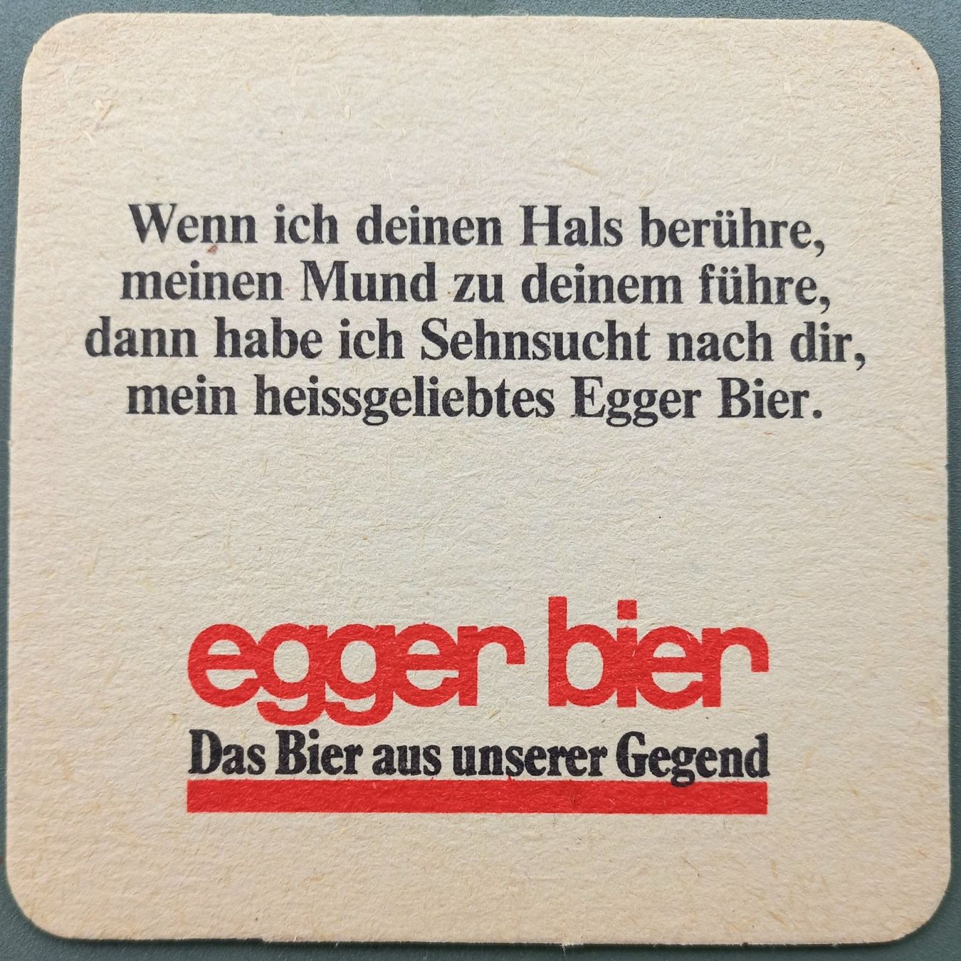 Dessous de verre: Bierdeckel - Egger - CH – D'occasion à Niederuzwil par lubimaja