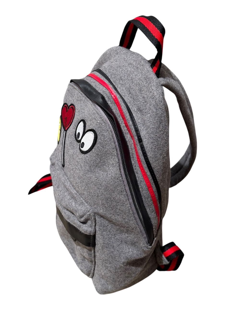 Zaini: MANGO RUCKSACK TASCHE FILZ GRAU HINGUCKER MIT PATCHES – Nuovo (secondo la descrizione) da LUZERN venduto da modeundlifestyle 1