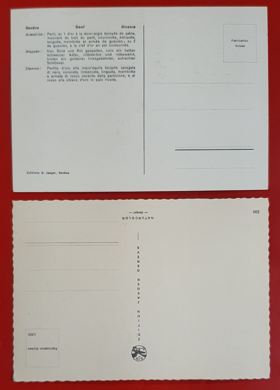 Alle Briefmarken: 2 Maximumkarten Genéve 1964 – Gebraucht aus Kreuzlingen von Rschweiz1 1