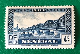 BRIEFMARKEN AUS  Senegal Faidherbe-Brücke  UNGESTEMPELT 