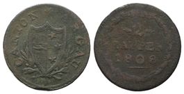 Aargau 2 Rappen 1808  /2224