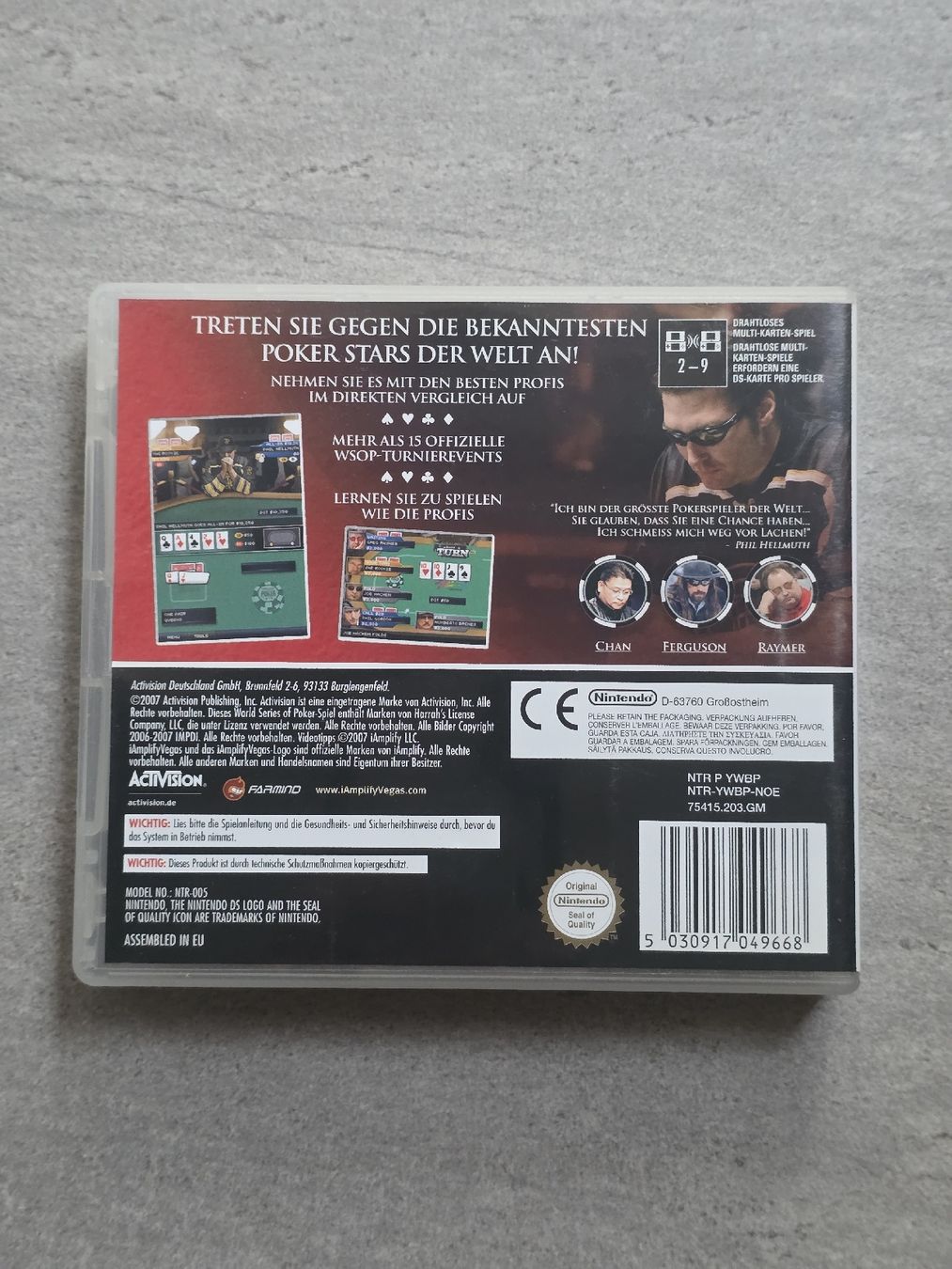 Nintendo Spiele: Nintendo DS - World Series Poker 2008 – Gebraucht aus Münchenbuchsee von RipiRip 2