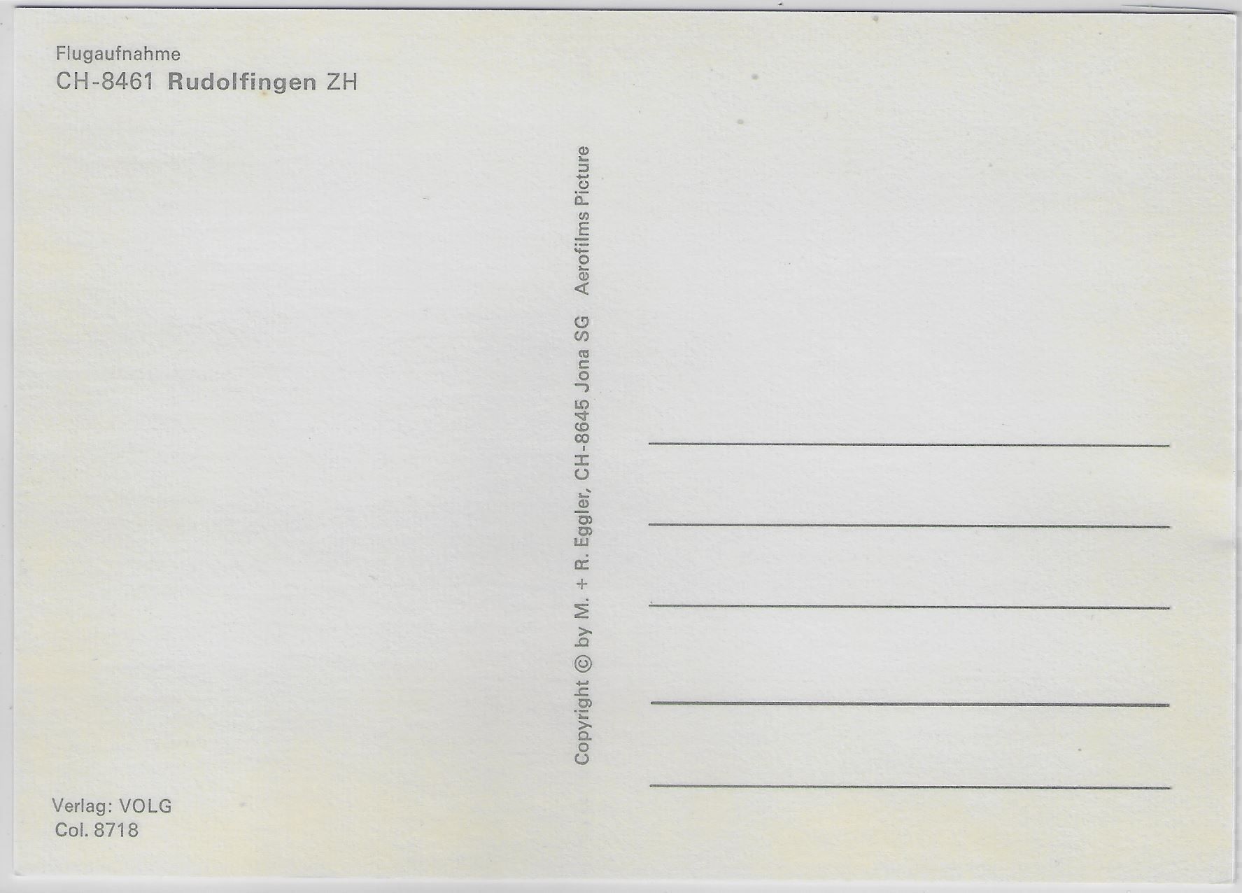 Cartoline postali: Flugaufnahme Rudolfingen ZH – Antico da Ettingen venduto da Kartenplanet 1