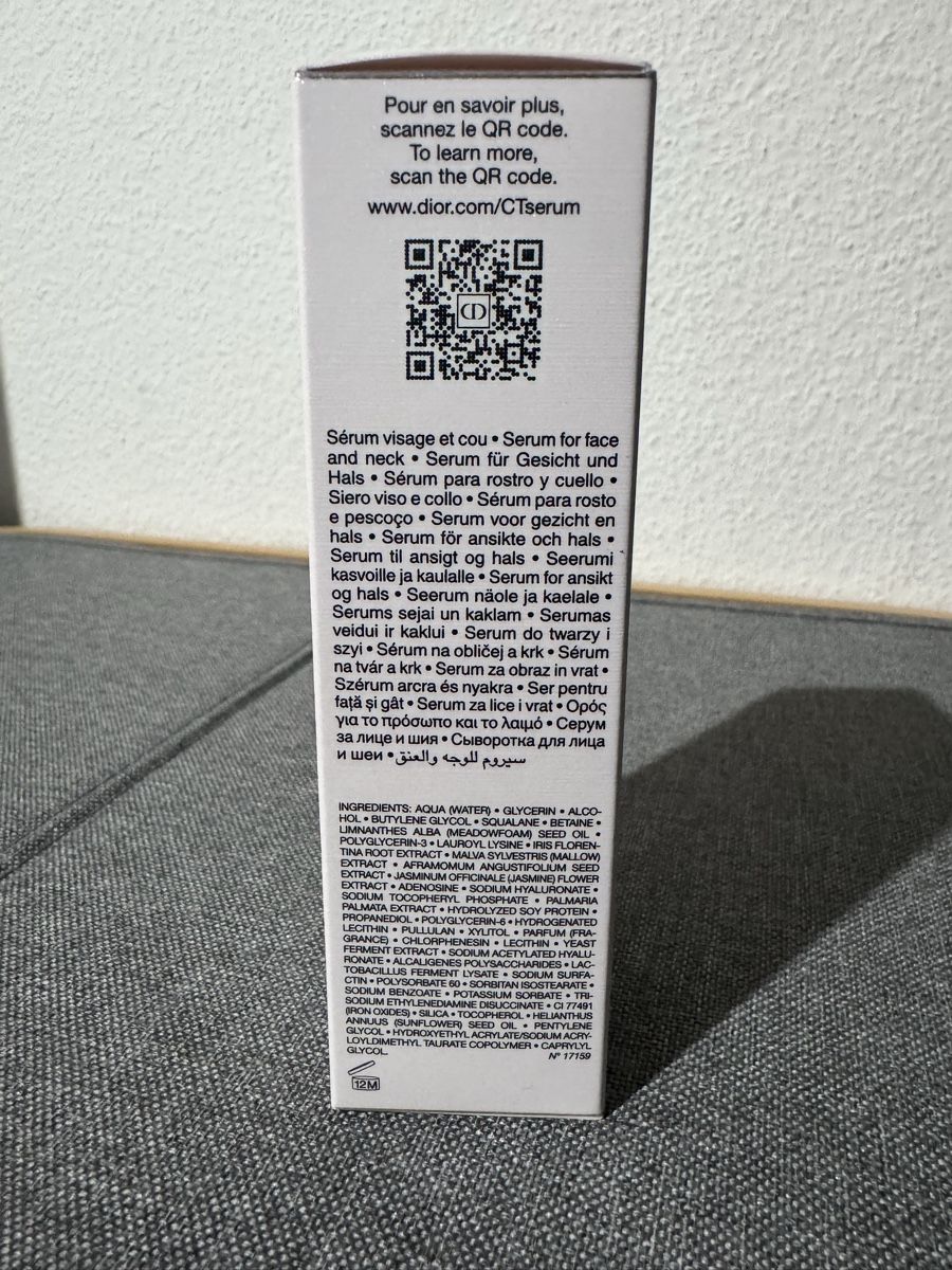 Dior Cura del viso: Dior Capture Totale le serum 50ml – Nuovo e nell'imballaggio originale da Genève venduto da ribes_rubrum 2