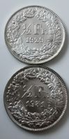 50 Rappen 1929 und 1931 Unz Stgl