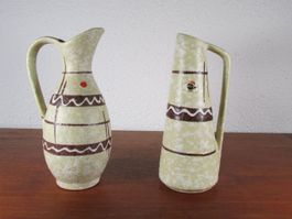 Vintage Scheurich Foreign  Keramik Vasen 60er 70er Jahre