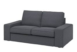 KIVIK Bezug 2er-Sofa, Gunnared mittelgrau