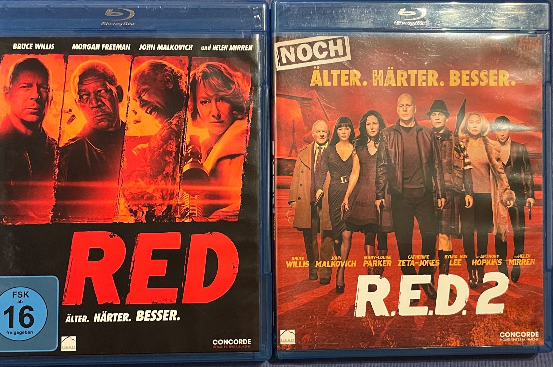 Alle DVDs: RED / RED 2 – Gebraucht aus Waldenburg von Gonzo8