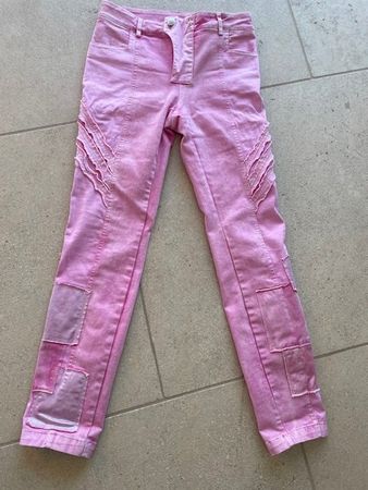Elisa Cavaletti Jeans Gr. 27 Pink Damenhose Sommer