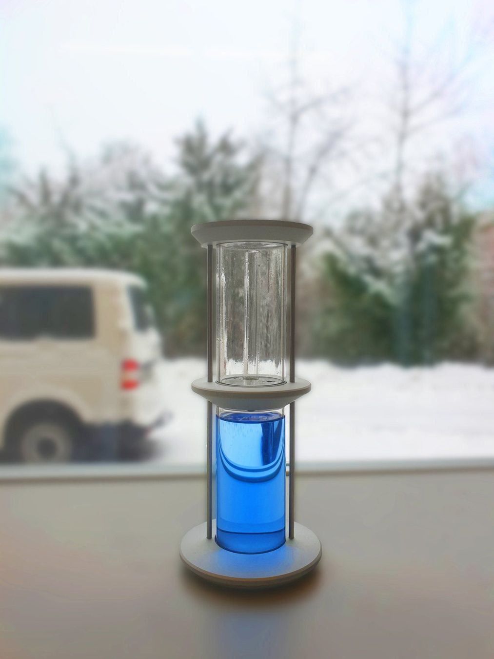 Orologi: Flüssigkeitssanduhr / Liquid Timer(Blau) – Nuovo (secondo la descrizione) da Winterthur venduto da MSW-Ideewerkstatt 1