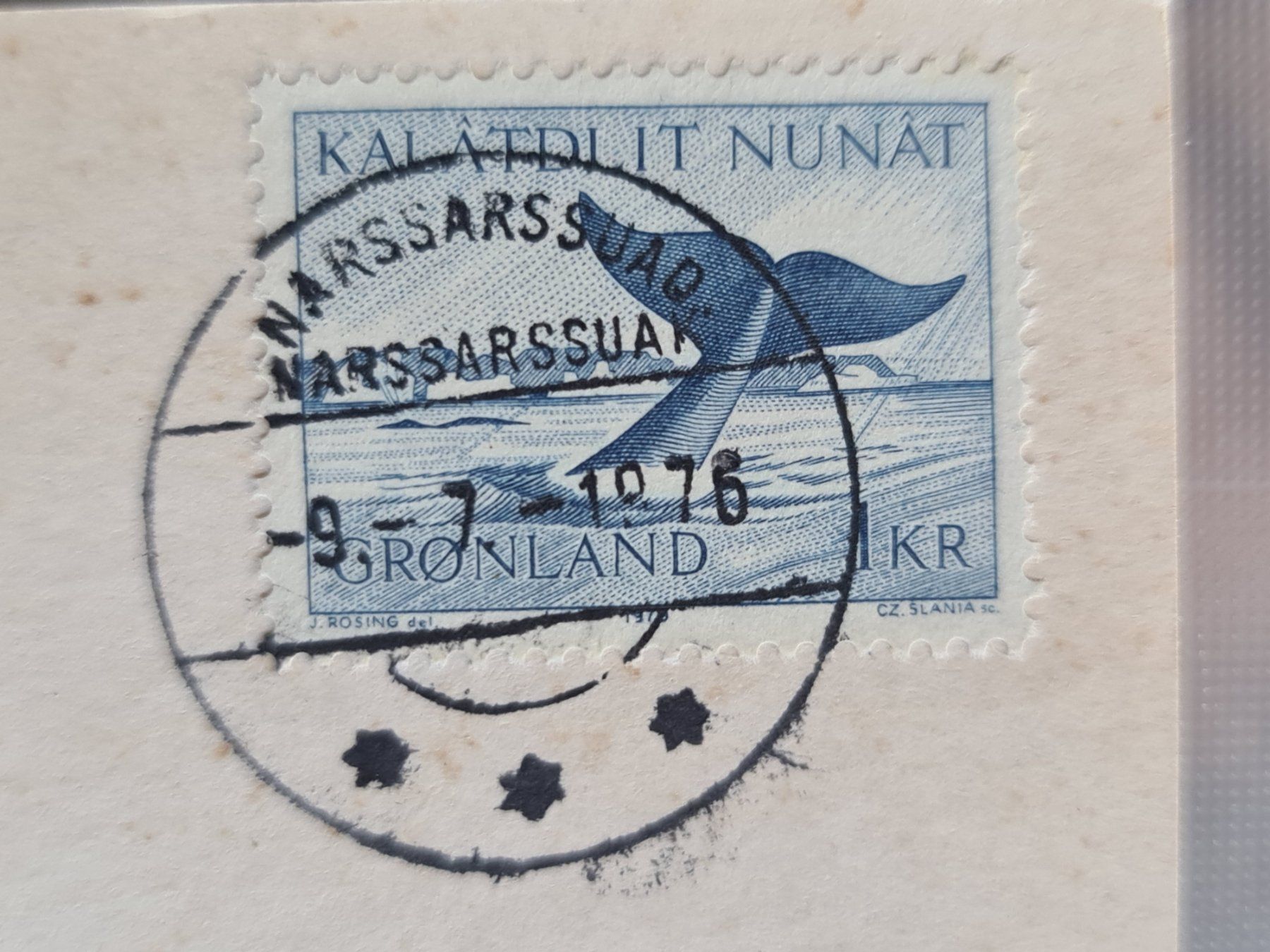 Cartoline postali: ✅ Ansichtskarte Grönland 1976 – Usato da Dintikon venduto da Vexi 1