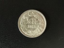Silber 1/2 Franken1965