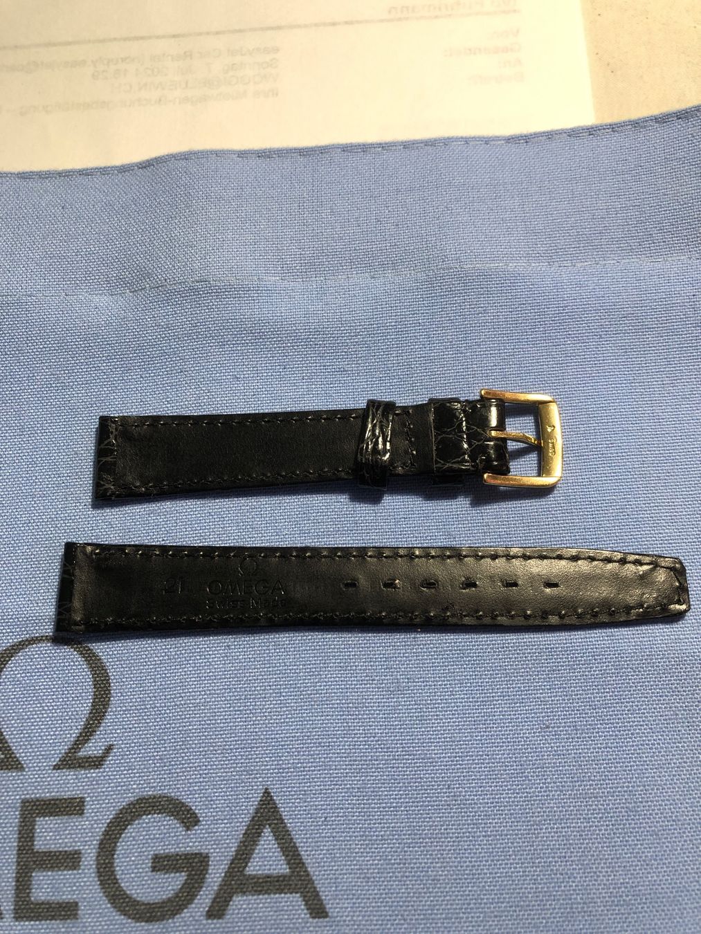 Omega Orologi: Omega Uhrenarmband original 16mm – Nuovo (secondo la descrizione) da Biel/Bienne venduto da winnertaco 2