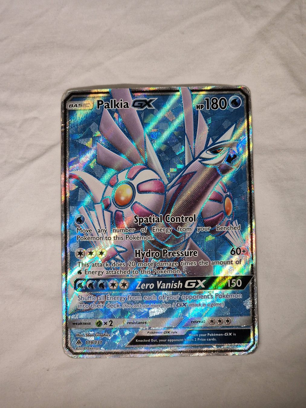 Pokémon Sammelbilder & Trading cards: Palkia GX 119 – Gebraucht aus Binningen von oscark77 2