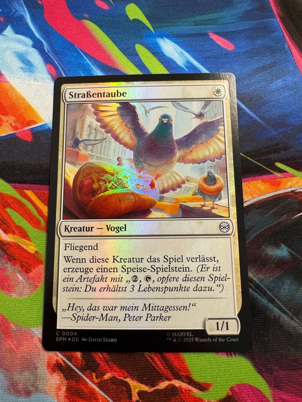 Magic The Gathering Carte collezionabili: Straßentaube - Foil - Marvel's Spider-Man - Magic – Nuovo (secondo la descrizione) da Bülach venduto da Pfrenzel