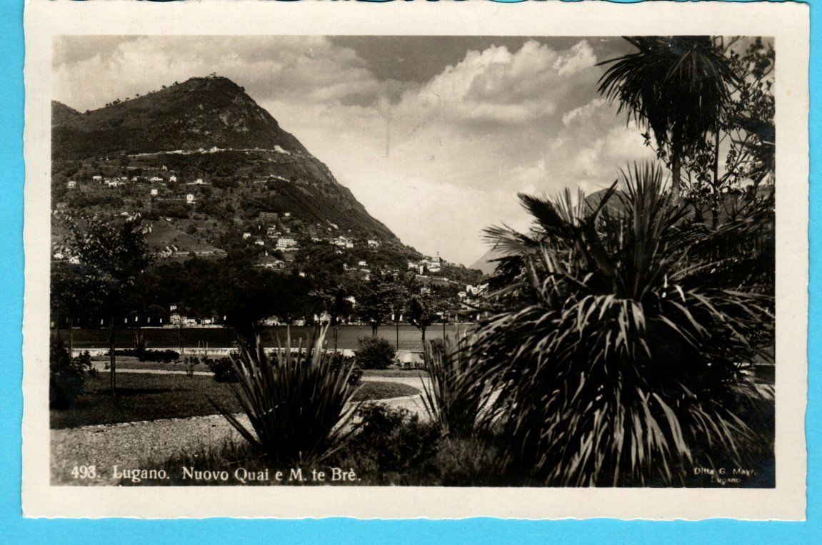 Cartoline postali: Lugano Monte Bre 1928 Ticino – Usato da Zürich venduto da Sion2006