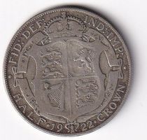 Grossbritanien half crown 1922