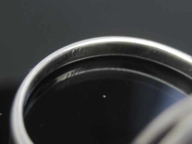 Anelli: Antik Ring Silber 800 / gestreifter Stein / 4 g / Gr. 55 – Usato da Ermatingen venduto da Decovin 9