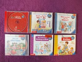 6 - Wissen - Hörspiel - CD´s ( Wieso Weshalb Warum )