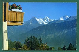 Beatenberg, Eiger, Mönch und Jungfrau, gelaufen, ca. 1960