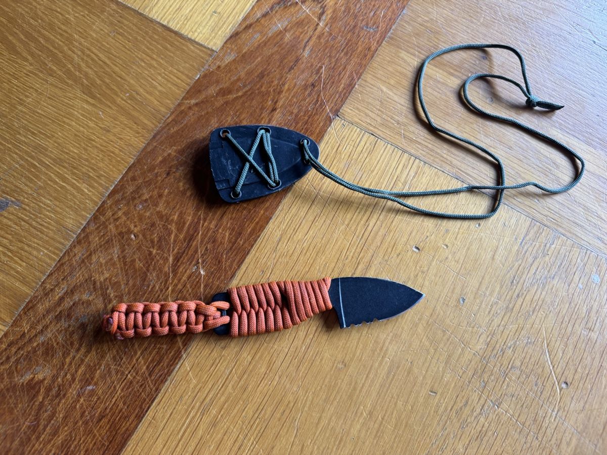 Zubehör: Mini Messer mit Paracord Orange  – Gebraucht aus Grindelwald von yoloflip45 1